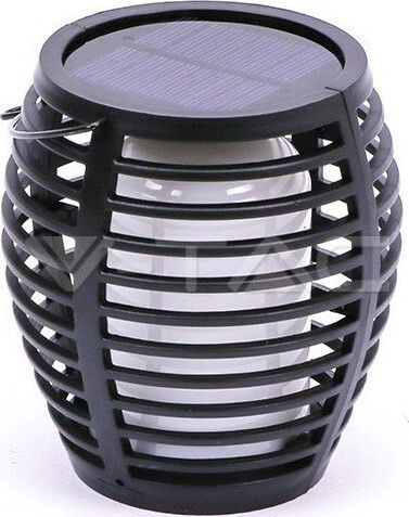 V-TAC Spiked Solar Light Torch 1W 5lm Warm White 3000K with Photocell IP44 10cmx10cmx65cmcm