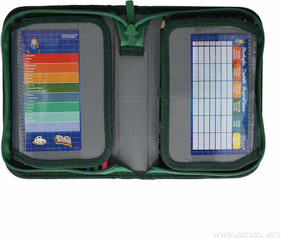 Gataric Pencil Case Full with 1 Compartment Green