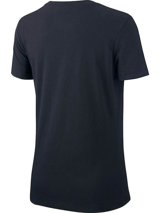 Swoosh Damen T-Shirt Dri-Fit Schwarz