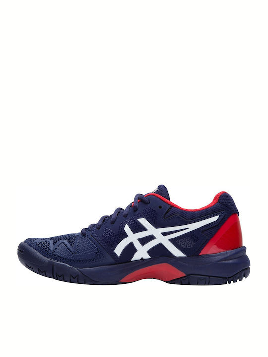 ASICS Gel Resolution Gs All Court Kids Running Shoes Navy Blue