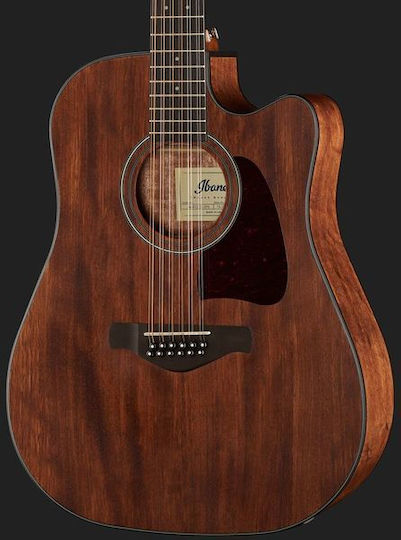 Ibanez Semi-Akustik Gitarre AW5412CE Ausschnitt Braun
