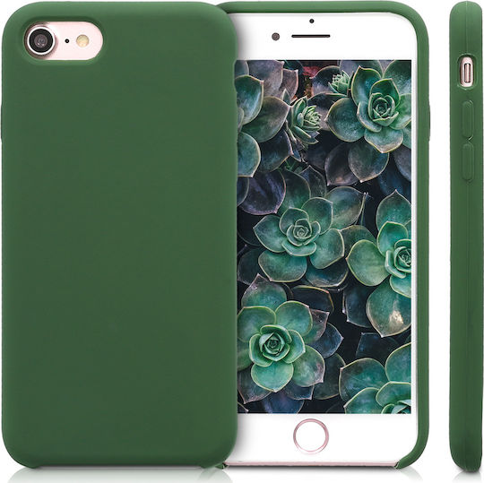 KWmobile Back Cover Silicone Green (iPhone SE 2022/2020)
