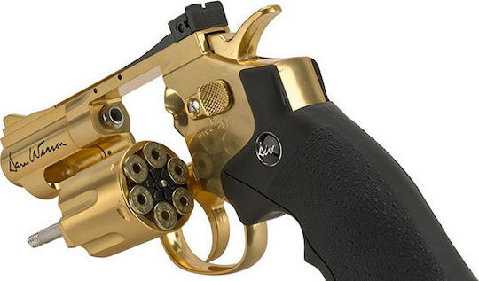 Asg Аеропистолет CO2 Dan Wesson 2.5" Gold Revolver Airgun 4.5мм