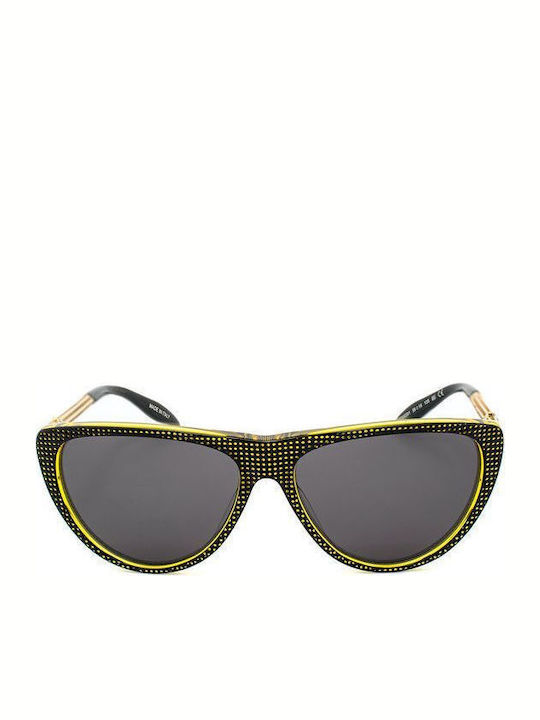Mila ZB Sunglasses Μαύρα with Mixed Frame & Black Lens Mila ZB Sunglasses Μαύρα with Mixed Frame & Black Lens