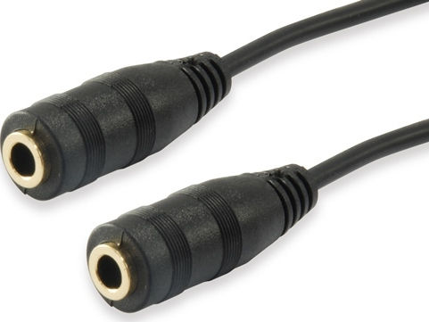 Equip Μετατροπέας 3.5mm male σε 3.5mm 2x female 1τμχ 147941