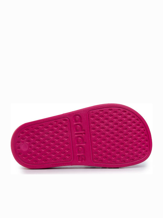 Kinder Badeschlappen Fuchsie Adilette Aquak