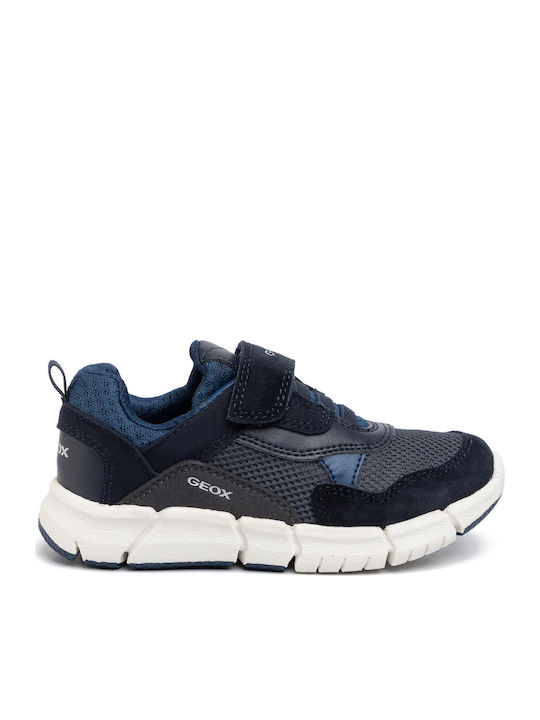 Geox Παιδικά Sneakers Flexyper Ανατομικά για Αγόρι Navy Μπλε