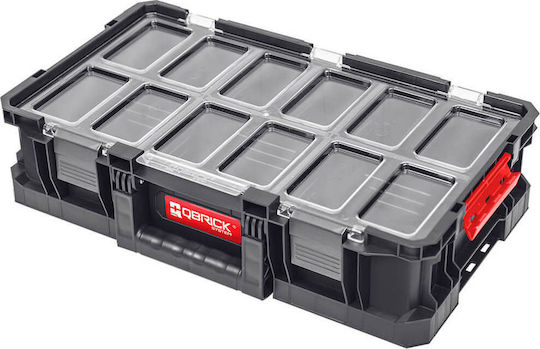 Qbrick Tool Compartment Organiser 6 Slot Adjustable Black 53x31x12cm