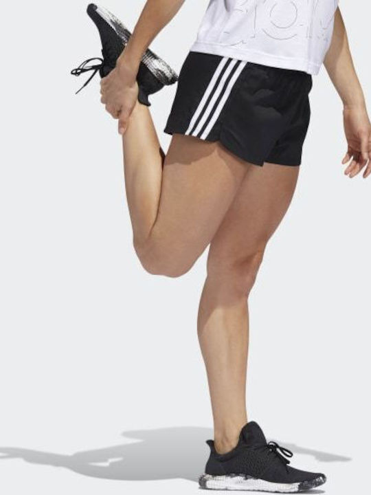adidas Pacer 3-Stripes Тъкани Дамски Спортни Шорти Черни