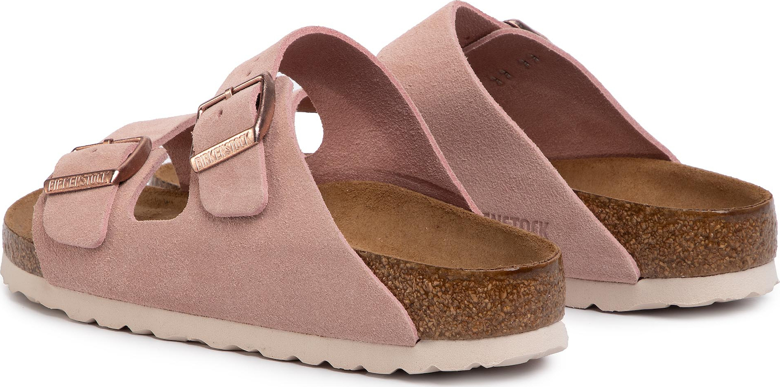 birkenstock arizona split rose