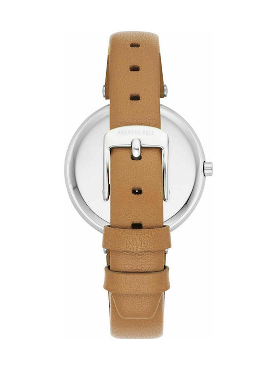 Kenneth Cole Watch with Beige Leather Strap KC50513001