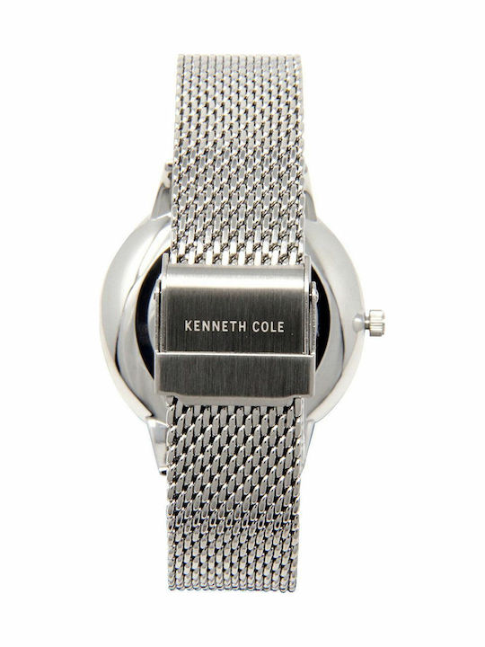 Kenneth Cole Ladies Crystals Ρολόι Μπαταρίας με Μεταλλικό Μπρασελέ