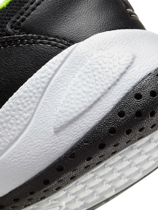 Court Lite 2 Kids Sports Shoes Running with Laces Black White Volt