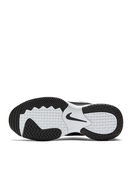 Court Lite 2 Kids Sports Shoes Running with Laces Black White Volt