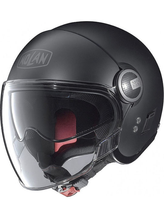 Nolan N21 Visor Classic Jet Helmet with Sun Visor ECE 22.05 1130gr 10 Flat Black NN21010