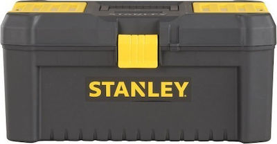 Stanley Essential Hand Toolbox Plastic with Tray Organiser W32xD18.8xH13.2cm