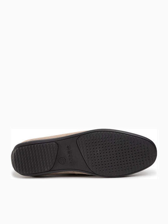 U Ascanio A Wildleder Herren Mokassins in Beige Farbe