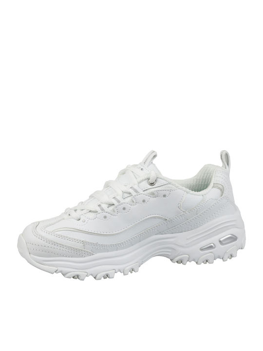 D'Lites Fresh Start Damen Anatomisch Chunky Sneakers Weiß