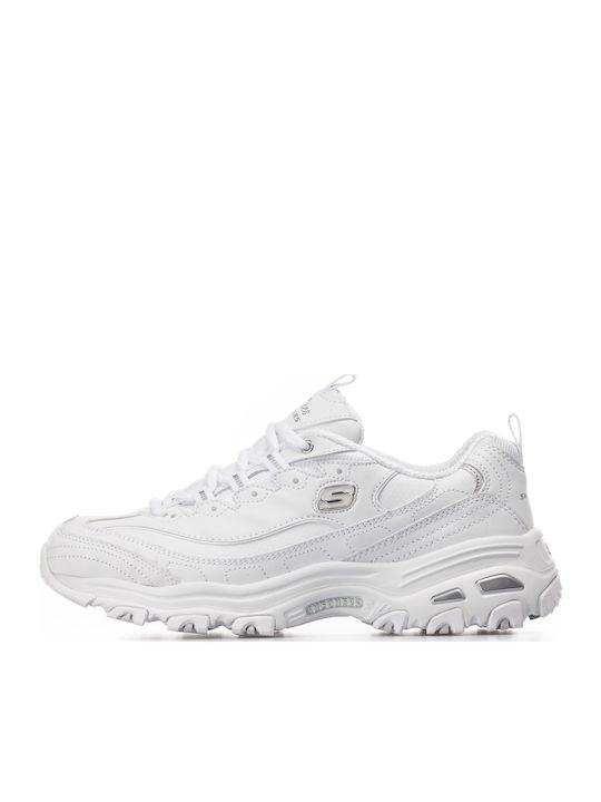 D'Lites Fresh Start Damen Anatomisch Chunky Sneakers Weiß