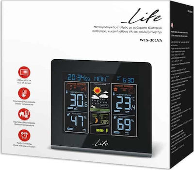 Life Ασύρματος Μετεωρολογικός Σταθμός WES-301VA