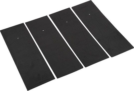 Mirror Roman Do It Yourself (Dimensiunea Numerelor 12cm) Ceas de Perete Autocolantă Plastic Argintiu Ø120cm