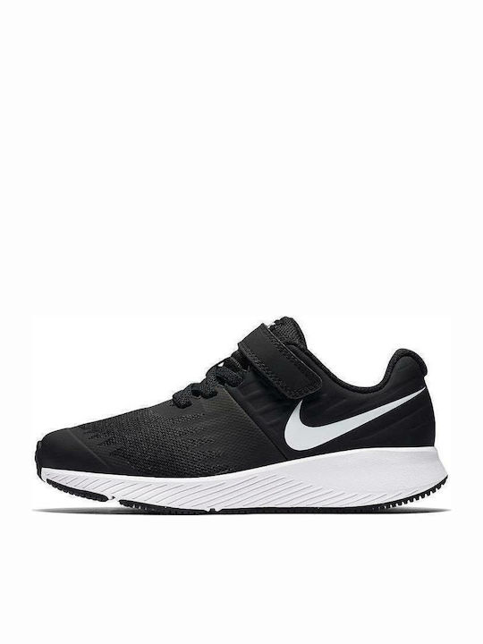 Star Runner Runner PSV Kids Sports Shoes Running with Hoop & Loop Closure Black