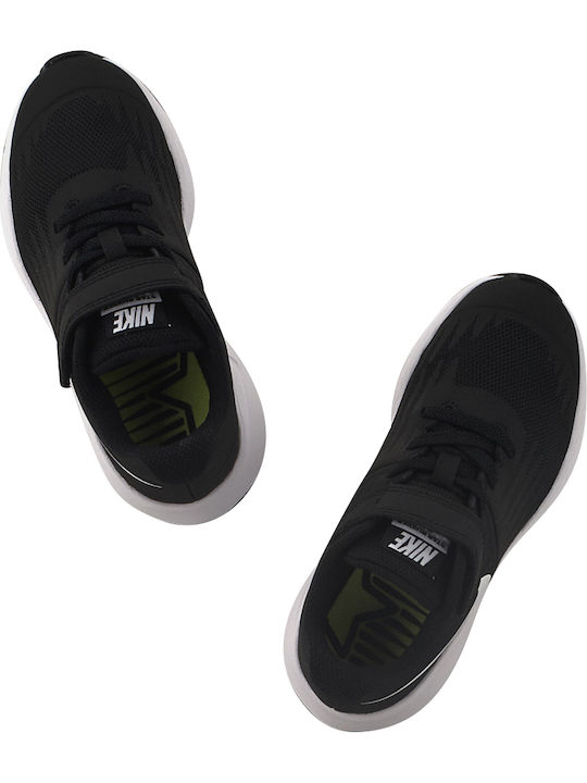Star Runner Runner PSV Kids Sports Shoes Running with Hoop & Loop Closure Black