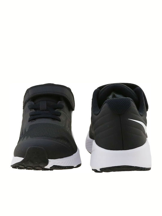 Star Runner Runner PSV Kids Sports Shoes Running with Hoop & Loop Closure Black