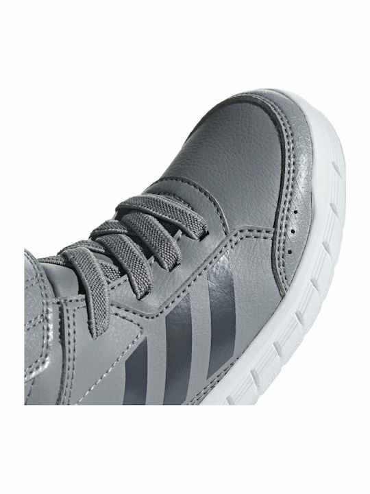 Altasport Mid EL Παιδικά Sneakers High με Σκρατς Grey Three / Grey Five / Shock Lime
