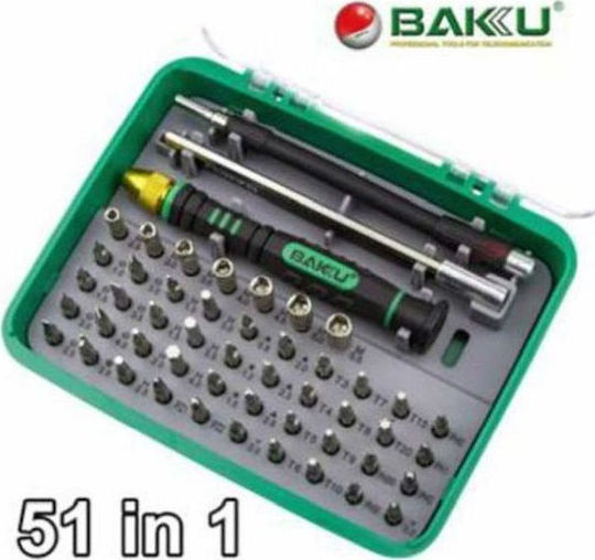Baku BK-3051 Schraubenzieher für Mobiltelefon-Reparaturwerkzeuge 51Stück BK-3051