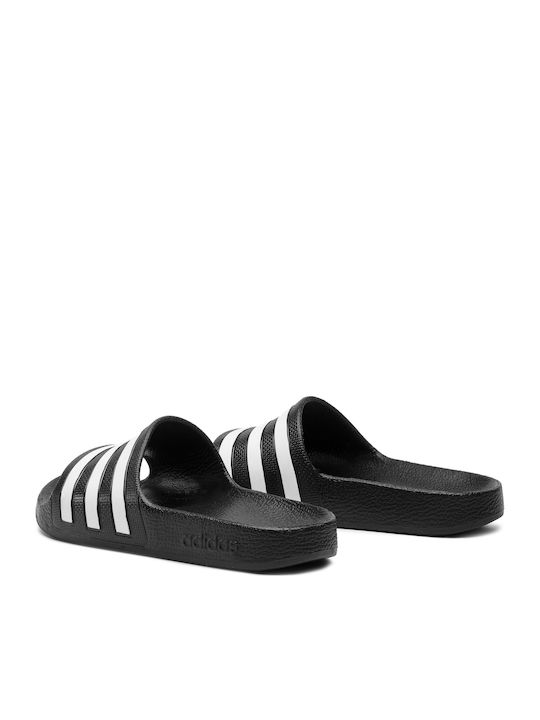 Kids' Slides Black Adilette Aqua
