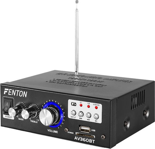 Fenton AV360BT Τελικός Ενισχυτής Hi-Fi Stereo 103.144 Μαύρος