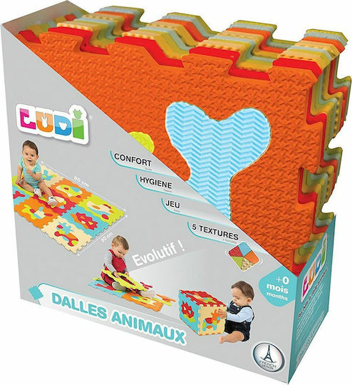 Ludi Interactive Kids Floor Puzzle with Animals 9 Pieces