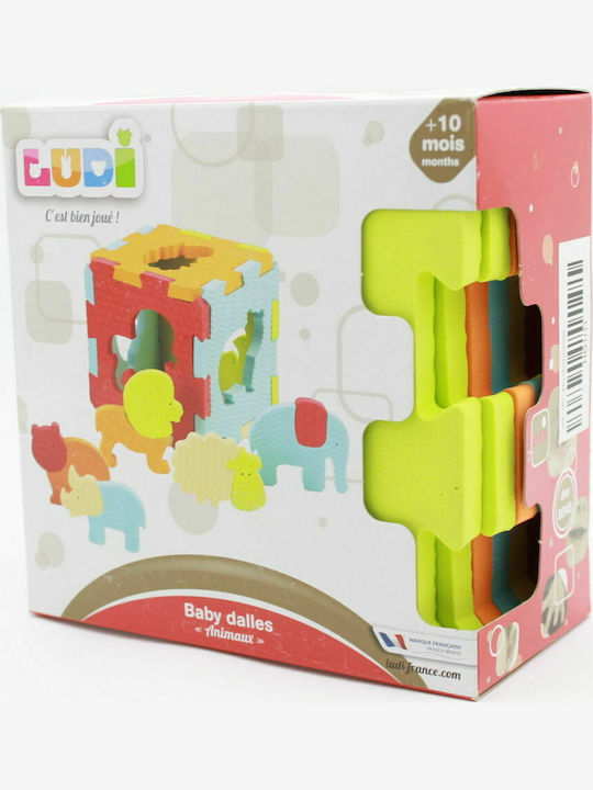 Ludi Interactive Kids Floor Puzzle with Animals 17 Pieces