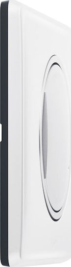 Legrand Celiane Wall-mounted Electrical Wall Switch Wi-Fi Double with White Frame