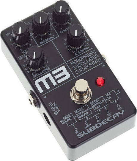 Subdecay M3 Mono Guitar Pedale Wirkung Synthesizer E-Gitarre