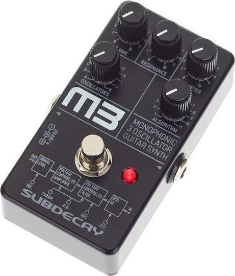 Subdecay M3 Mono Guitar Pedale Wirkung Synthesizer E-Gitarre