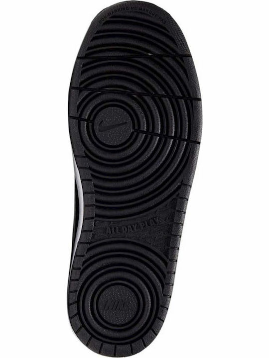 Gs Court Borough Low 2 Kids Sports Basketball Shoes with Laces Black