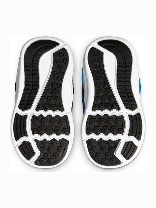 Downshifter 9 Incaltaminte Sport Copii Alergare Cu Închidere Hoop & Loop Negru / Alb / Albastru Laser