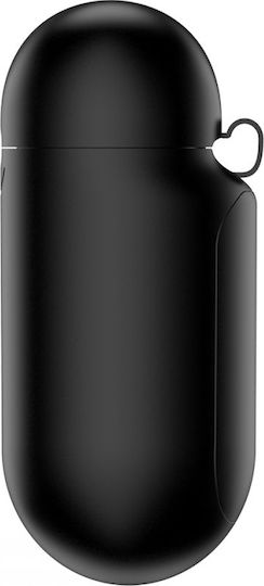 Baseus Anti-dust Wireless Charger Θήκη Σιλικόνης σε Μαύρο χρώμα για Apple AirPods