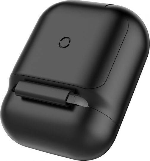 Baseus Anti-dust Wireless Charger Θήκη Σιλικόνης σε Μαύρο χρώμα για Apple AirPods