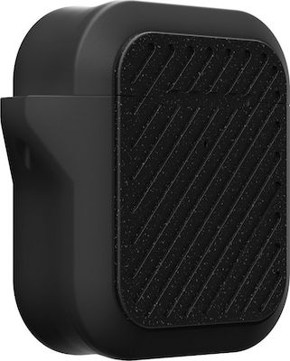 Laut Capsule Impkt Case Plastic with Hook in Black color for Apple AirPods 1 / AirPods 2