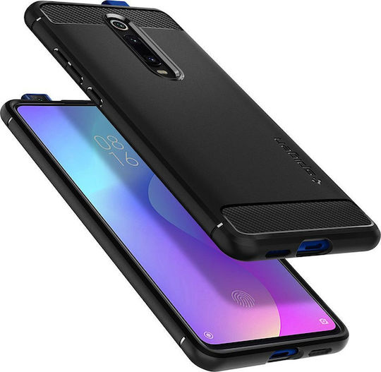 Spigen Rugged Armor Задна корица Силикон Черен (Xiaomi Mi 9T / 9T Pro - Xiaomi Mi 9T / 9T Pro) S53CS26403