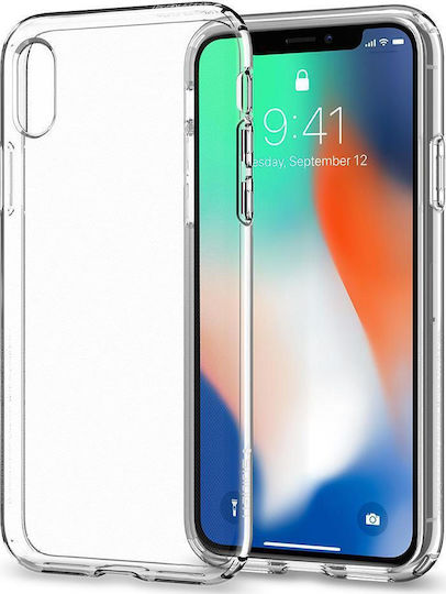 Spigen Liquid Crystal Back Cover Σιλικόνης Διάφανο (iPhone XR)