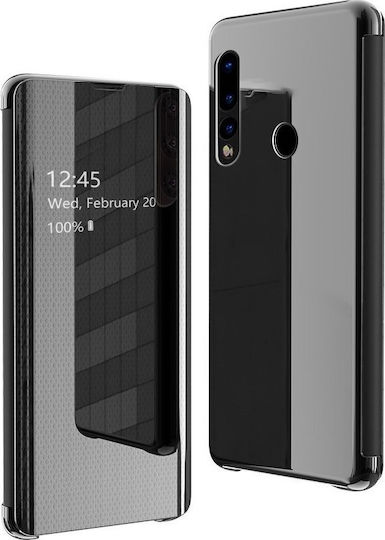 Hurtel Clear View Book Πλαστικό Μαύρο (Huawei P30 Lite)