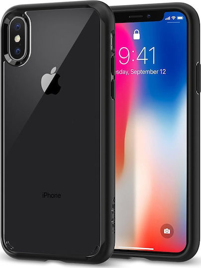 Spigen Ultra Hybrid Back Cover Plastic 2mm Rezistent Negru (iPhone X / XS) 063CS25116