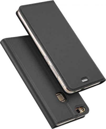 Dux Ducis Skin Pro Book Synthetic Leather Black (Huawei P Smart 2019)