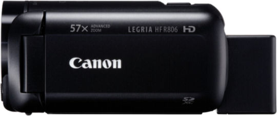 Canon Camcorder Full HD (1080p) @ 50fps Legria HF R806 CMOS Sensor Recording to Memory card, Touch Screen 3.0" HDMI
