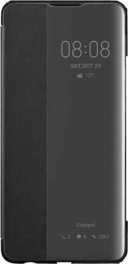 Huawei SMART VIEW Buchen Sie Synthetisches Leder Schwarz (Huawei P30)