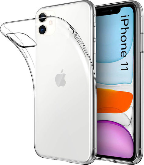 Back Cover Σιλικόνης Διάφανο (iPhone 11)